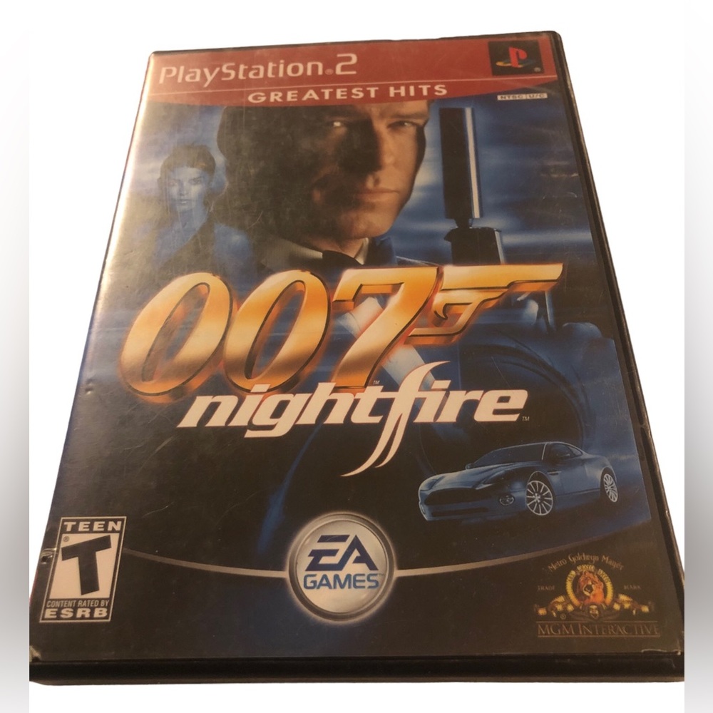 007 NightFire Greatest Hits Sony PlayStation 2 Game 2002 With Manual Tested